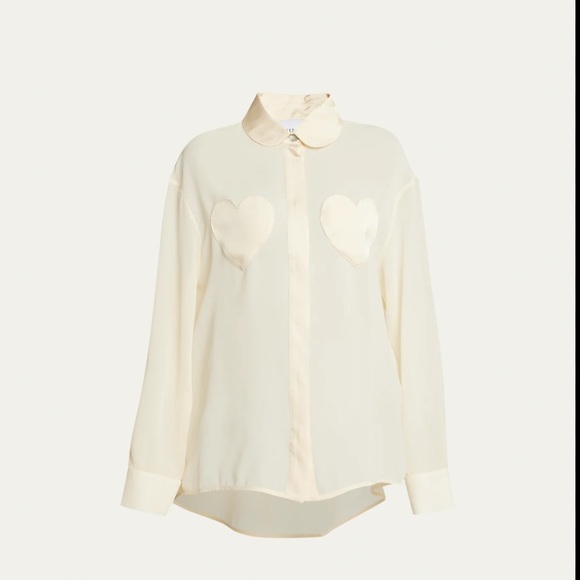 Sleeper Sheer Heart Top NWT - Picture 2 of 9